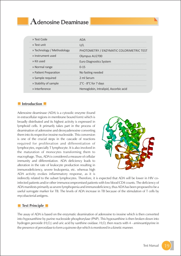 Adenosine Deaminase Test